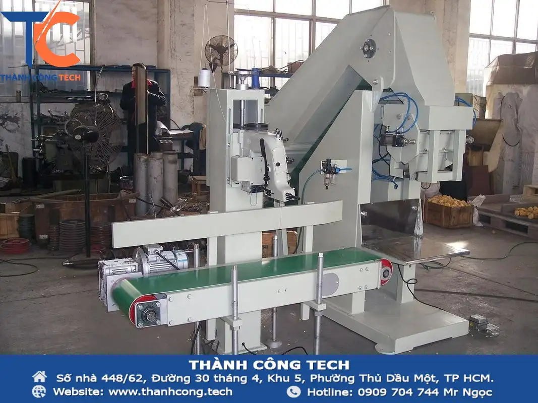 Quy trình đóng bao gạo tự động hóa: Giải pháp cho nhà máy xay xát quy mô lớn