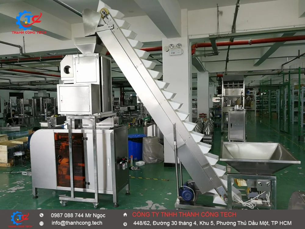 Máy cân đóng bao hạt đậu nành
