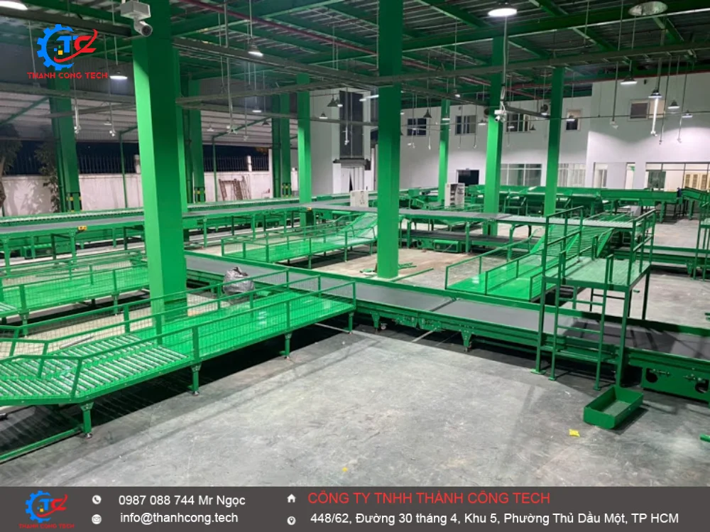 Băng tải phân loại đơn hàng