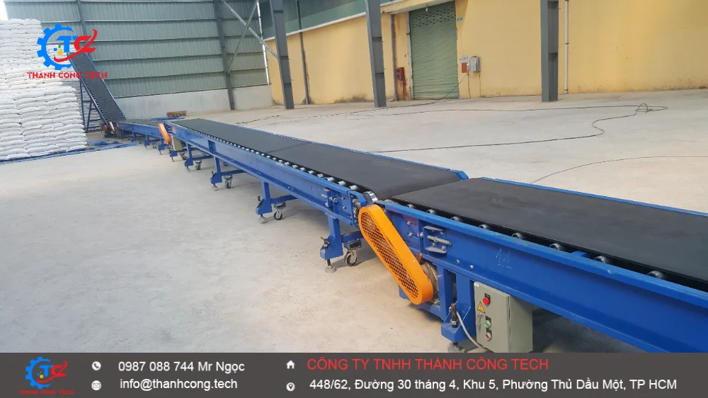 Băng tải bốc xếp hàng