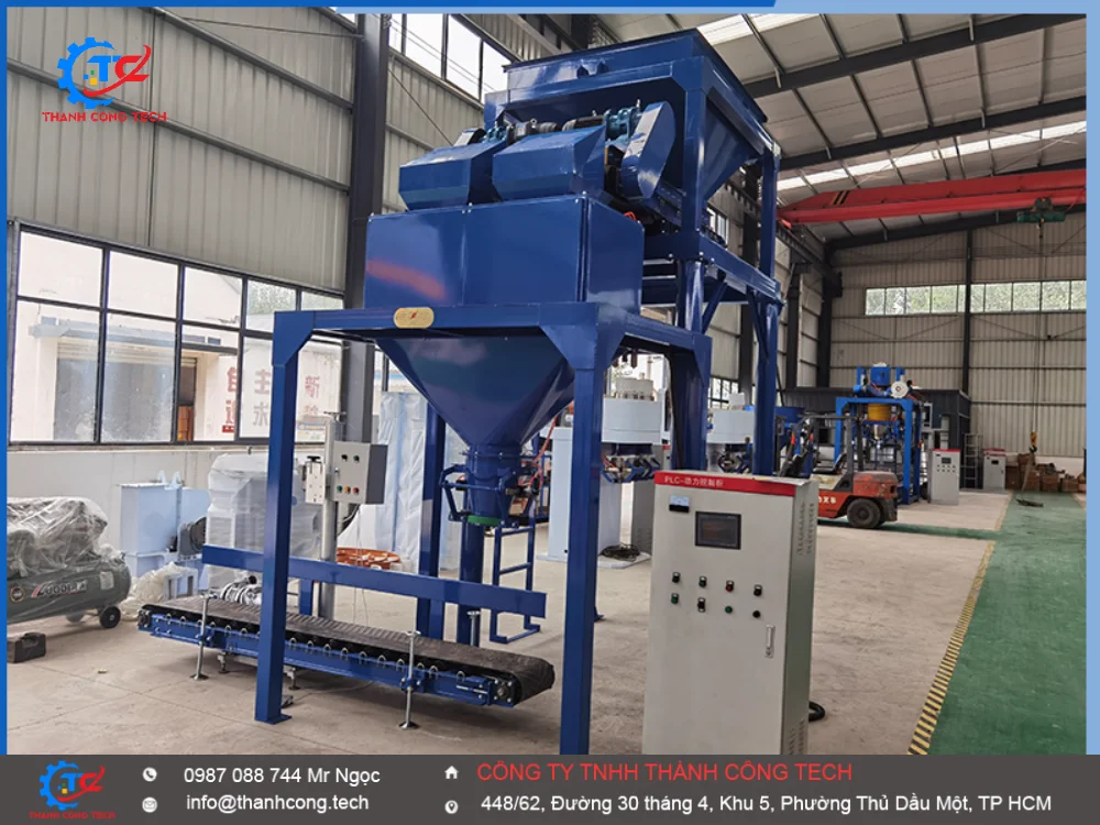 Băng tải đóng bao phân bón